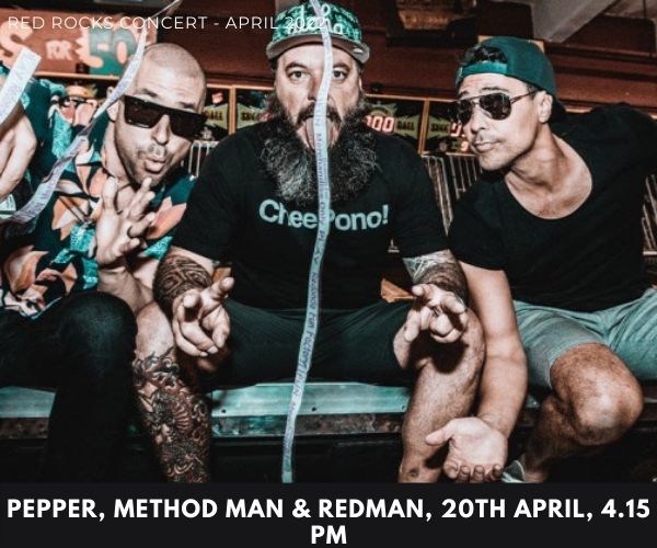 Pepper, Method Man & Redman - red rocks concert 2022