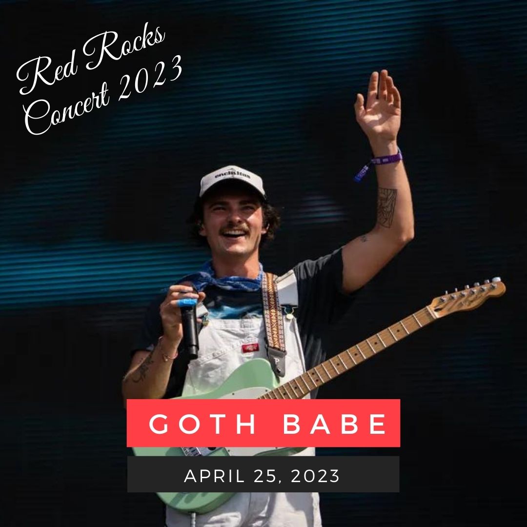 Goth Babe red rocks performance on 25th April, 2023