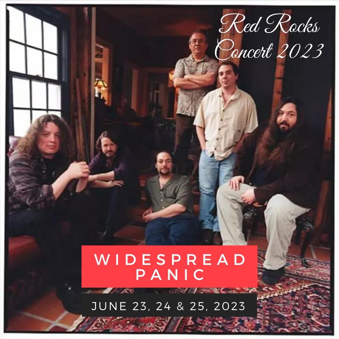 June 23-25: Widespread Panic red rocks performance